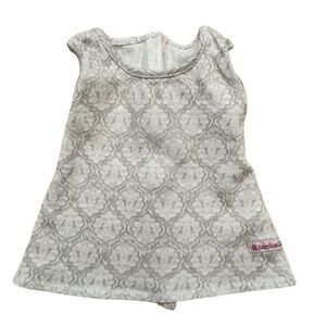 American Girl Doll Saige Copeland Gray White Tunic Tank Top from Sweater Outfit